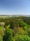 Jihočeská krajina pohledem z hradu.