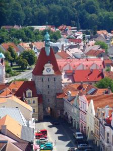Domažlice - Výhled na Pražskou bránu.