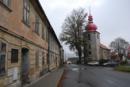 Barokní kostel sv. Václava.
