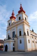 Kostel Povýšení sv. Kříže.
