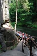 Příchod k loďkám...
