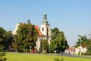 Pohled na kostel Nejsvětější Trojice.