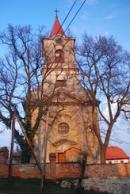 Průčelí kostela sv Kateřiny.