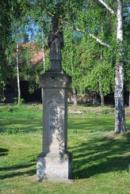 Socha světce z roku 1886.