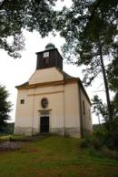 Klasicistní stavba kostela sv. Pia V.
