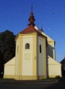 Kostel Narození Panny Marie v Radonicích.