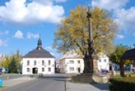 Náměstí ve Vilémově.
