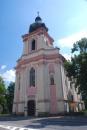 Věž kostela sv. Václava a Blažeje.
