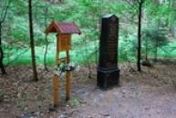 Pamětní místo pochodu smrti.
