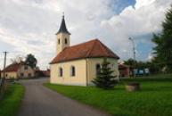 Jižní pohled na kapli.