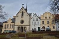 Pohled ze Sezimova náměstí.