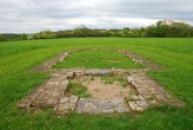 Rekonstrukce základů kostela...