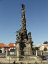 Mariánský sloup na náměstí krále Vladislava.