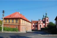 Kostel Nanebevzetí Panny Marie z roku 1744.