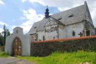 Dějiště básně Svatební košile od K. J. Erbena - kostel sv. Máří Magdalény.