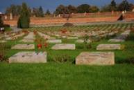 Náhrobky na zdejším Národním hřbitově.