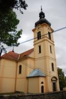 Kostel sv. Mikuláše z roku 1710.