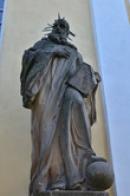 Socha sv. Benedikta.