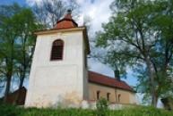 Zvonice u kostela svatého Víta.