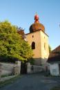 Renesanční zvonice u Mariánského kostelíku.