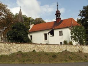 Domoušice na Lounsku - Barokní kostel sv. Martina.