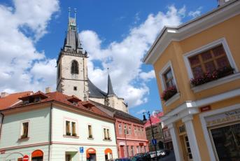 Louny - Pozdně gotický chrám sv. Mikuláše.