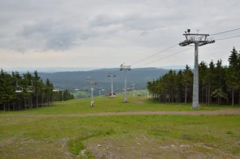 Šerlich na Rychnovsku - Lyžařské středisko Zieleniec na polské straně.