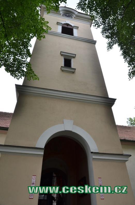 Věž kostela sv. Ducha.