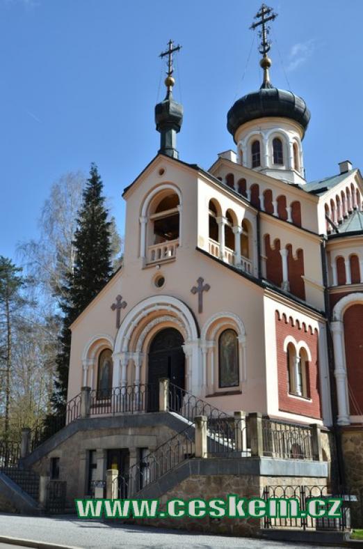 Pravoslavný kostel svatého Vladimíra.