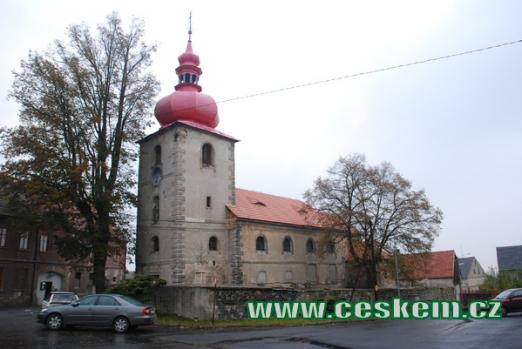Kostel sv. Václava.
