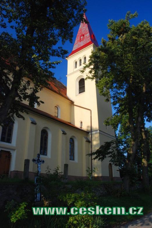 Věž kostela sv. Václava.
