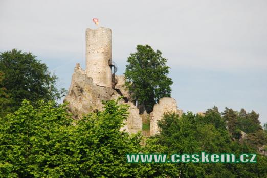 Typická silueta hradu.