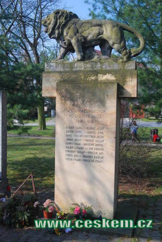Památník padlých v 1. světové válce.