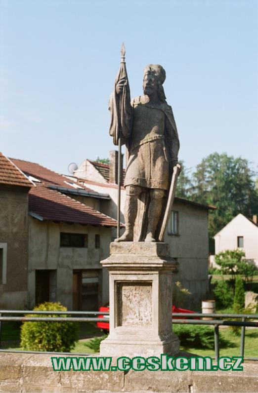 Socha sv. Václava.