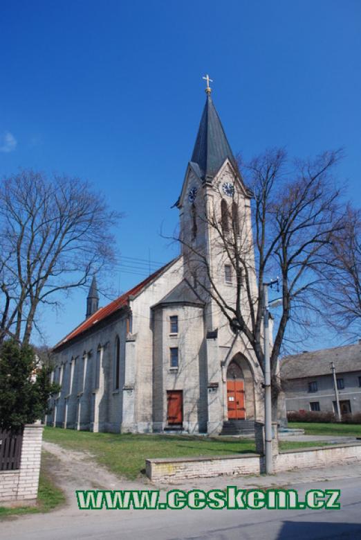 Kostel sv. Prokopa z roku 1908.