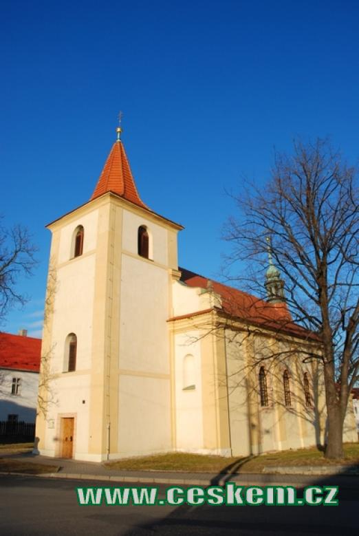 Kostel sv. Václava ve Stochově.
