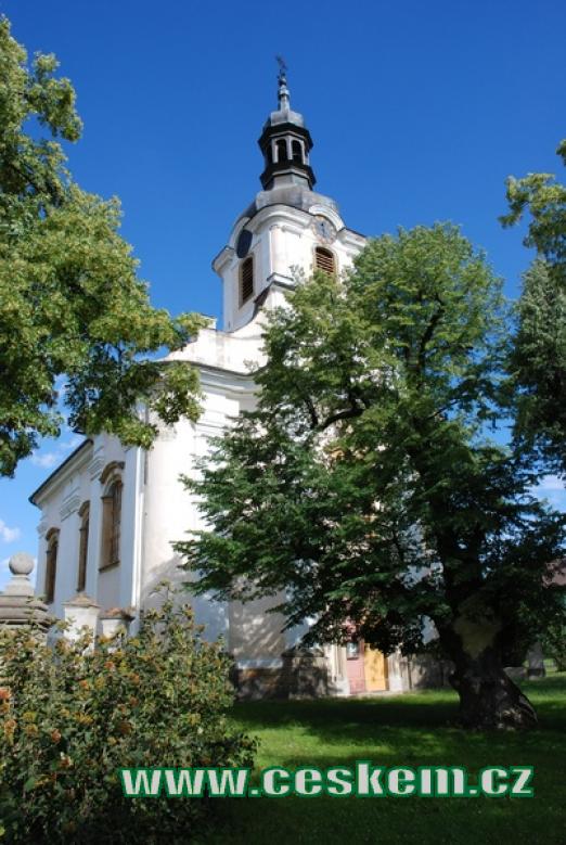 Kostel sv. Jakuba Většího.

