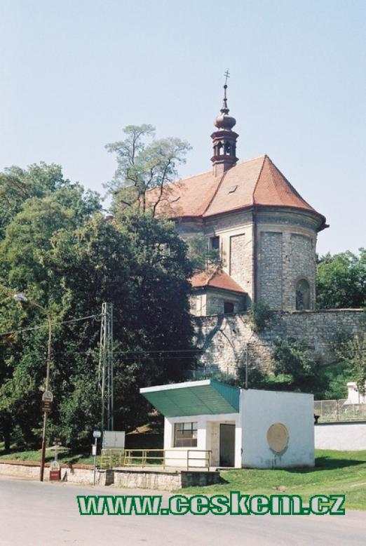Kostel svatého Jakuba z roku 1724.
