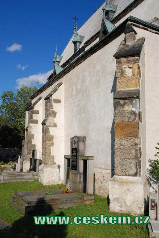 Zdejší kostel sv. Jakuba Většího.