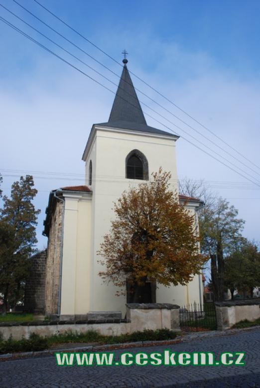 Kostel Nanebevzetí Panny Marie.
