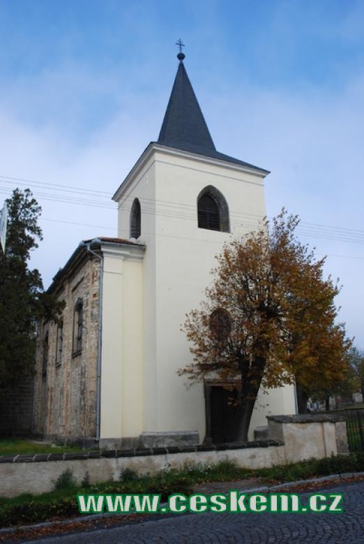 Kostel Nanebevzetí Panny Marie v Chotěšově.
