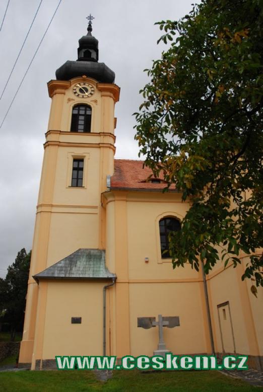Kostel svatého Mikuláše z roku 1710.