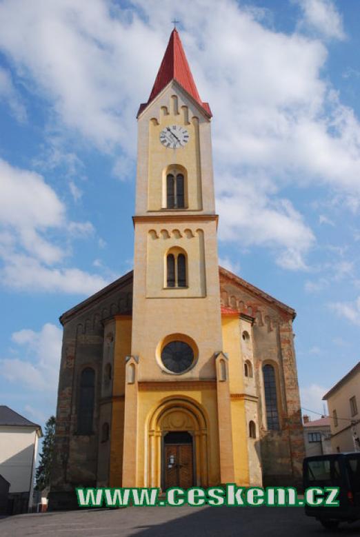 Kostel svatého Martina ve Mšeně.