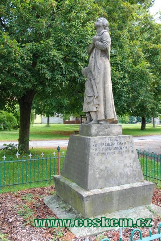 Památník obětí 1. sv. války.