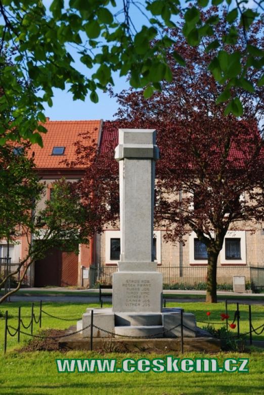 Památník padlých v 1. sv. válce.