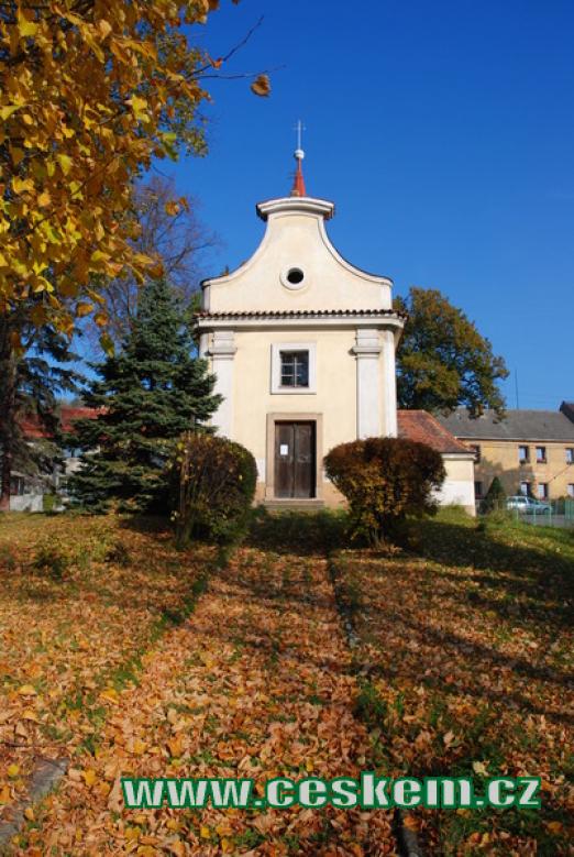 Barokní kaple sv. Michala.