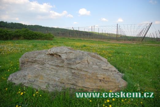 Čertův kámen nedaleko Mutějovic.