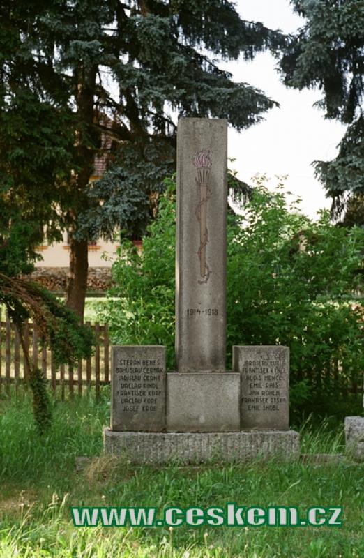 Památník obětí 1. světové války.